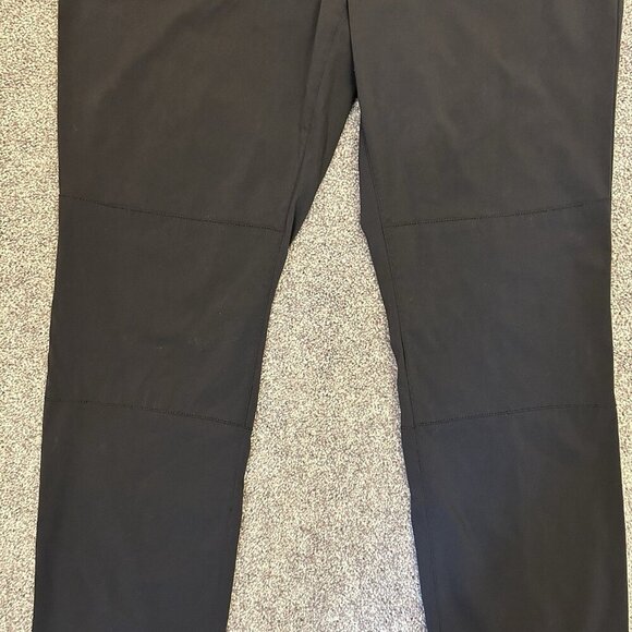 Eddie Bauer Women's Chino Pants Size 14 Black Lightweight Stretch Pockets EUC - Picture 3 of 16